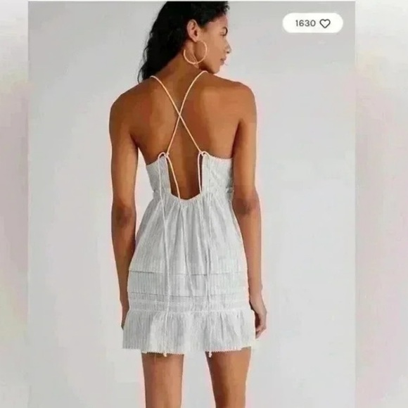 Free People Desert Days Stripe Mini Dress SOLD OUT @FP 🙌🏻✨⏰💭🤝⌛️ sailor chic - Picture 4 of 16